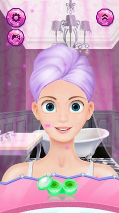 Braided Hair Salon Girl Game - Screenshot 3