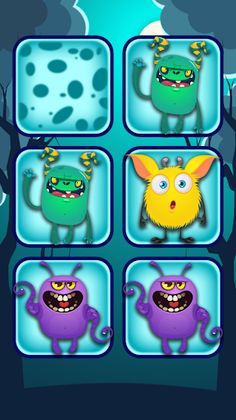 Monsters matching game - Screenshot 1