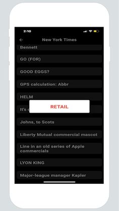 Crossword Answers - Screenshot 1