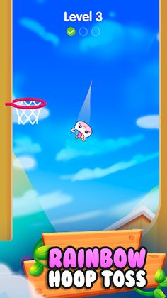 Rainbow Hoop Toss - Screenshot 1