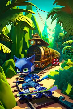 Pj Subway Moonlight Dash Mask - Screenshot 2