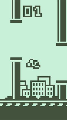 Flying Retro Bird - Screenshot 1