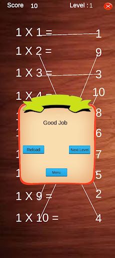 Multiplication time table game - Screenshot 4