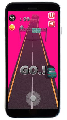 Flying road 3D - Car Driving G - Screenshot 2