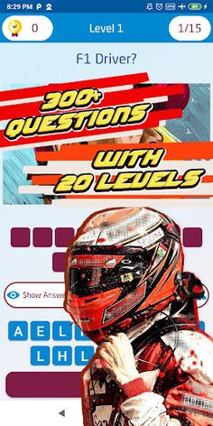 auto racing quiz - Screenshot 3