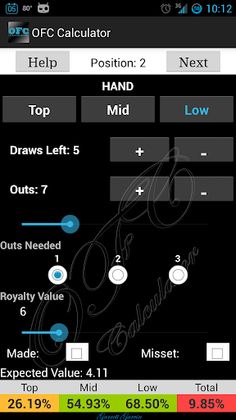 Open Face Chinese Calculator - Screenshot 2