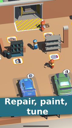 Car Mechanic Tycoon-Idle Game - Screenshot 2