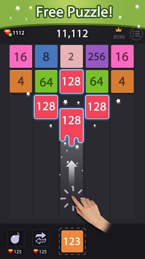 Merge block - 2048 puzzle game - Screenshot 2