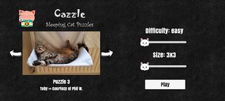 Cazzle - Sleeping Cat Puzzles - Screenshot 1