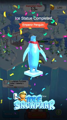 Idle Snowpark - Screenshot 2
