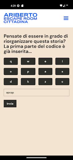 Ariberto-Escape room cittadina - Screenshot 2