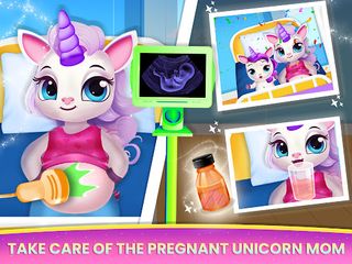 Unicorn Cat Princess Care Game - Screenshot 1