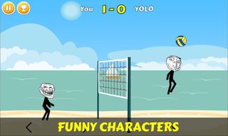 Super Troll: Volleyball - Screenshot 1