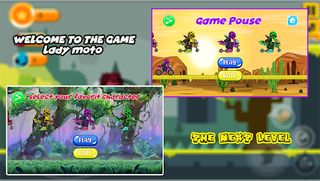 Lady MotorBike bug Driving - Screenshot 3