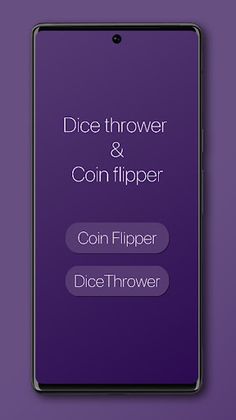 Dice Thrower & Coin Flipper - Screenshot 1