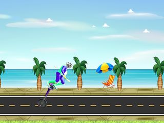 Giraffe Unicycle - On The Road - Screenshot 3