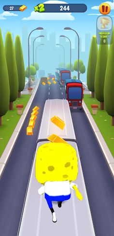 Sponge Neighbor Bob Run Hero - Screenshot 3