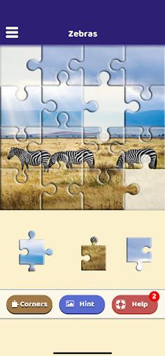 Zebra Love Puzzle - Screenshot 1