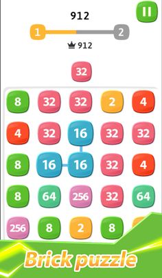 2048 - Merge Colors Puzzle - Screenshot 1