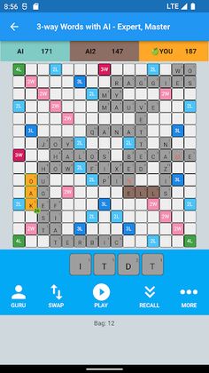 Build'n Play Solo Word Game - Screenshot 1