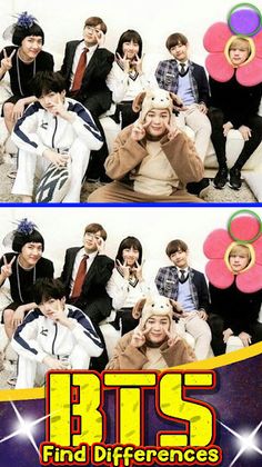 BTS - Kpop Find The Difference - Screenshot 1