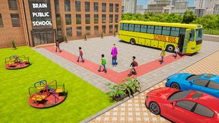 School Bus Driving Games 3D - Screenshot 1