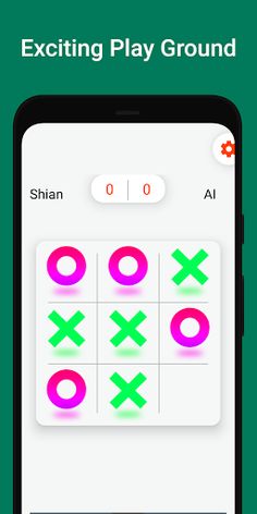 Tic Tac Toe AI with AI and Fri - Screenshot 2