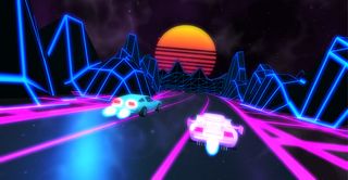 Neon Retro Racing - Screenshot 1