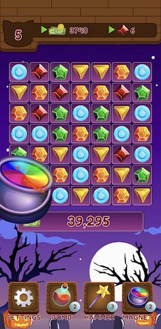 Witch Gems - Merge Fantasy - Screenshot 3