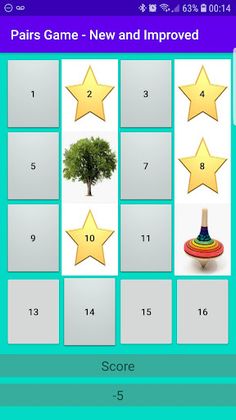 Pairs Game - Screenshot 3