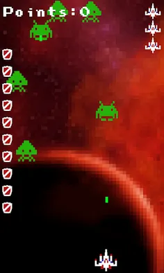 8bit Alien Invaders - Screenshot 2