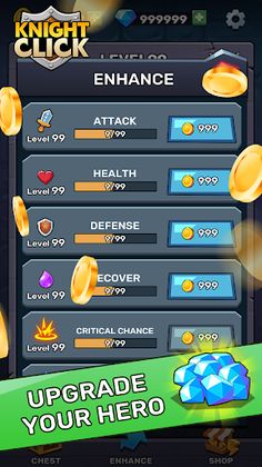 Knight Click :Simple RPG - Screenshot 4