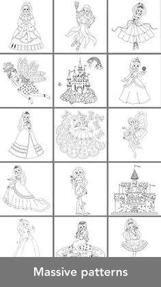 Princess Coloring Books - Screenshot 1