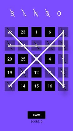 Bingo - A simple Board Game - Screenshot 2