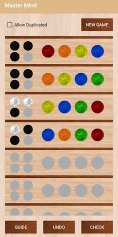 Mastermind: code breaking game - Screenshot 3