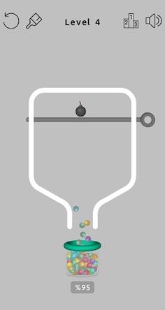 Balls in Cup game - Screenshot 3