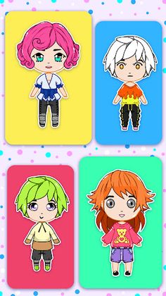 Chibi Dolls Fashion Dress Up - Screenshot 4