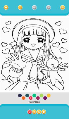 Sakura School Coloring Book - Screenshot 2