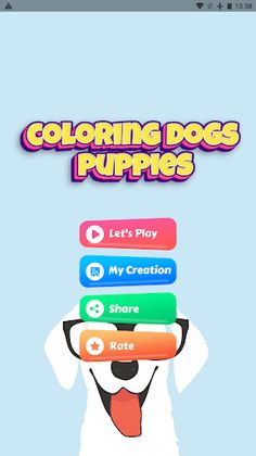 Puppy Dog Coloring Game - Screenshot 4