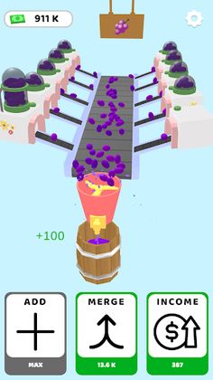 Grape Factory Idle - Screenshot 3