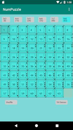 Number slide puzzle - Screenshot 3