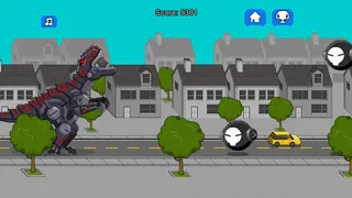 Robot Dinosaur Black T-Rex - Screenshot 3