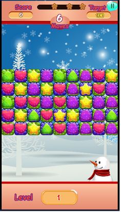 Candy Smart Winter - Screenshot 1