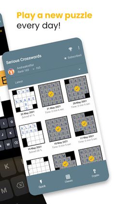Serious Crosswords - daily - Screenshot 2