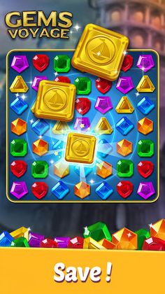 Gems Voyage - Match 3 & Blast - Screenshot 4