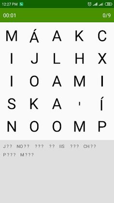 Sopa de Letras en Maya - Screenshot 2