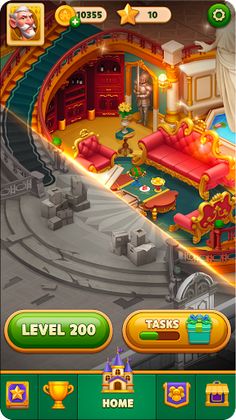 Royal Tripeaks: King's Mansion - Screenshot 2