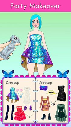 DIY Paper Doll Dress Up Games - Screenshot 2