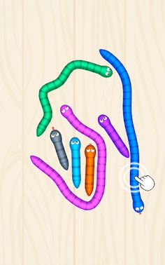 Wriggly Worms: Puzzle Escape - Screenshot 2
