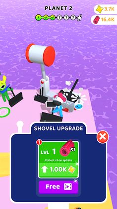 Spiral Craft 3D - Screenshot 2